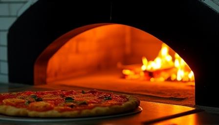 Four à pizza rénové